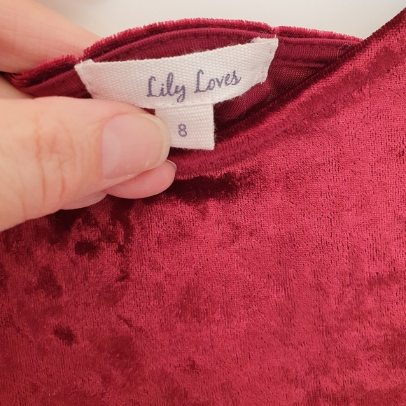 Lily Loves Velvet Camisole Top size 8 - Picture 3 of 8